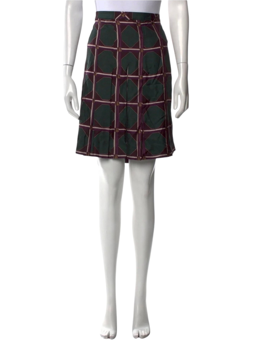 Ferragamo Silk Skirt - US10 / IT46